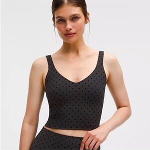 lululemon Align Tank Top Flocked velvet dot logo NWT 🐥 spring flash sale 🐥